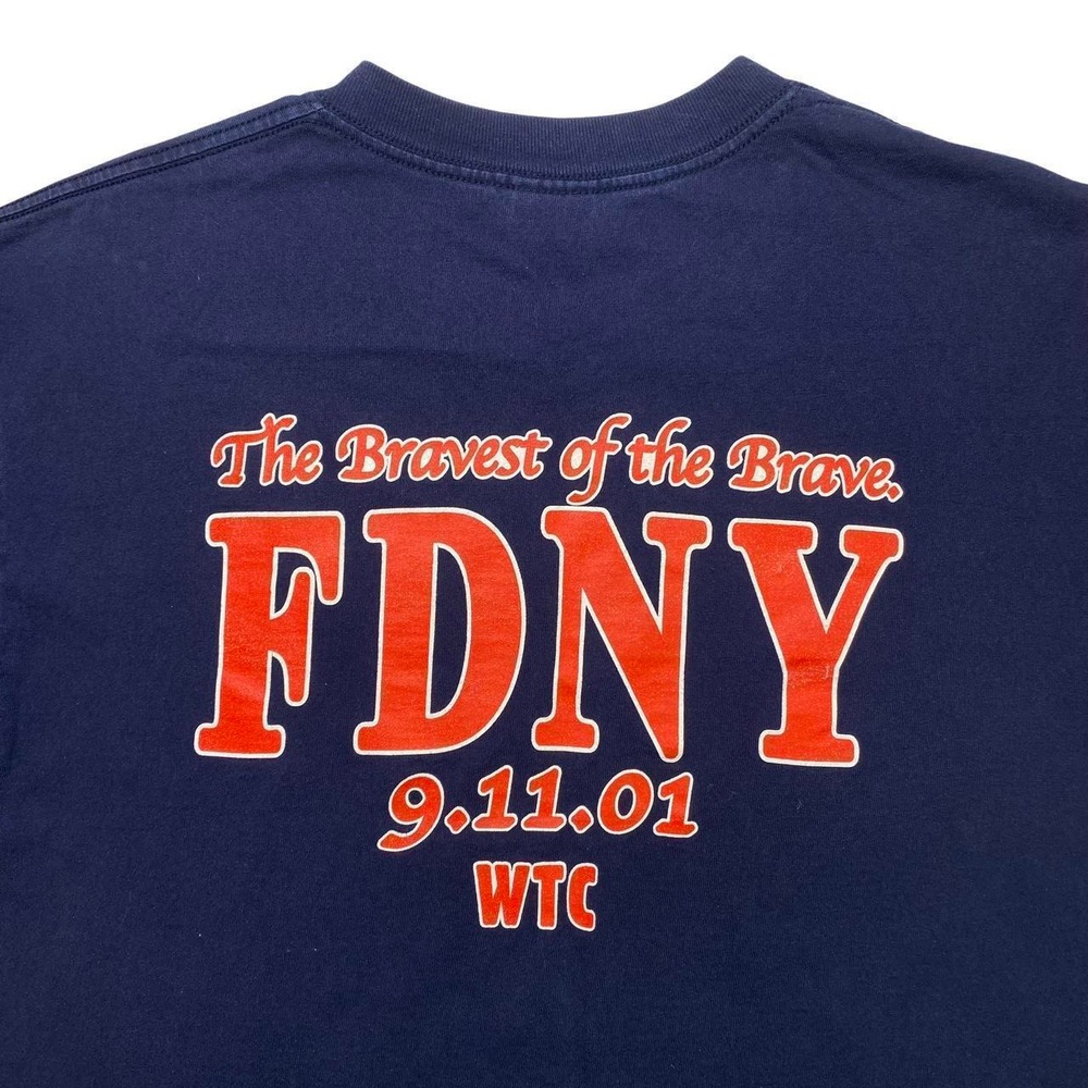 Vintage NYFD FDNY New York Fire Department x 911 shirt